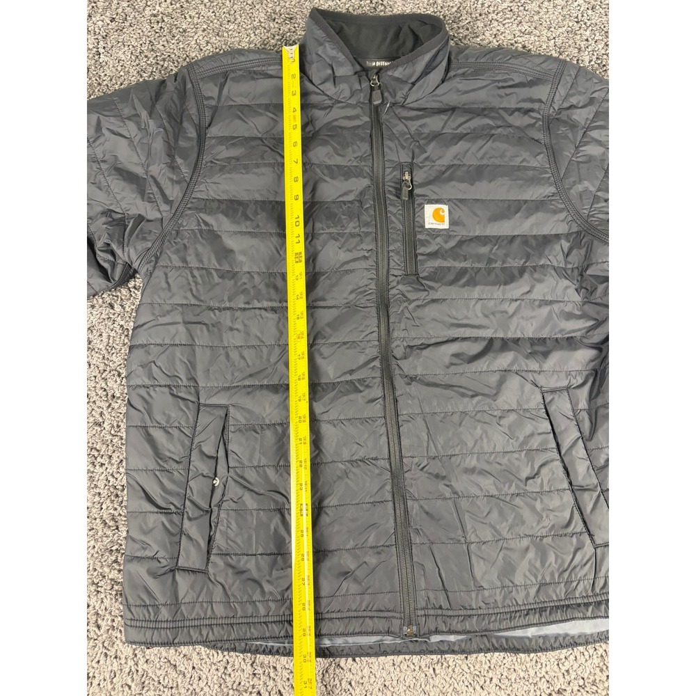 Carhartt Rain Defender Relaxed Fit Puffer Jacket Black XL Tall 0J2208-M - Picture 6 of 8